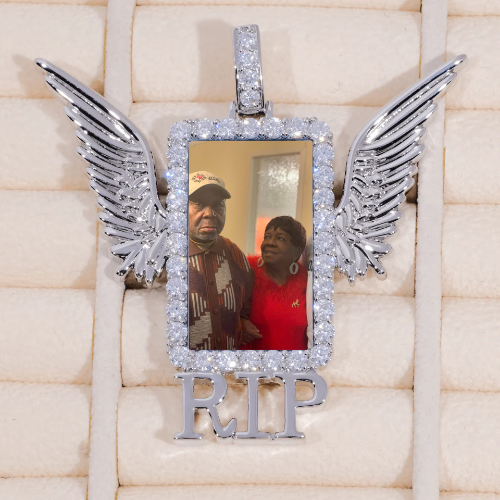 RIP WING 3D CUSTOM PICTURE PENDANT