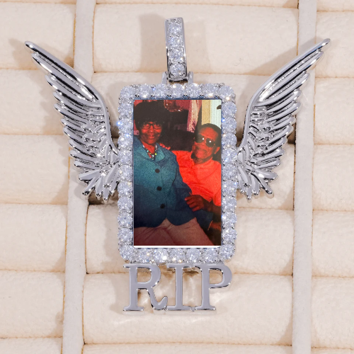 RIP WING 3D CUSTOM PICTURE PENDANT