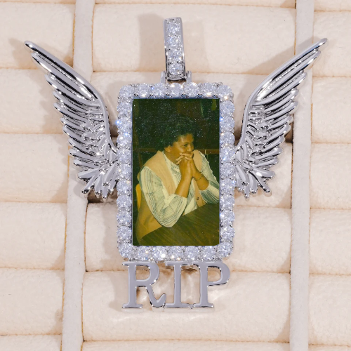 RIP WING 3D CUSTOM PICTURE PENDANT