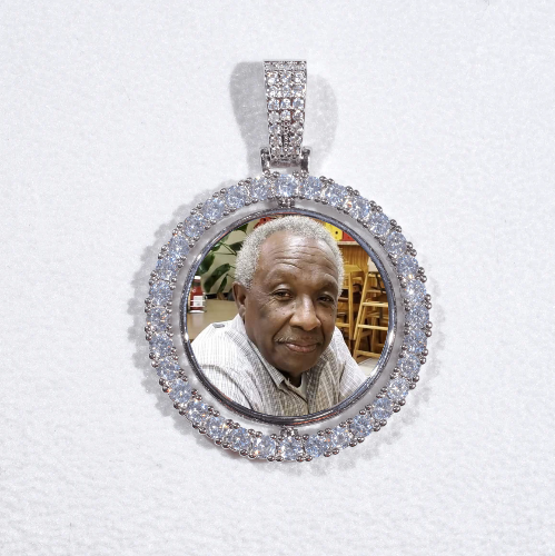 3D Spinning 2-Faced Custom Picture Pendant