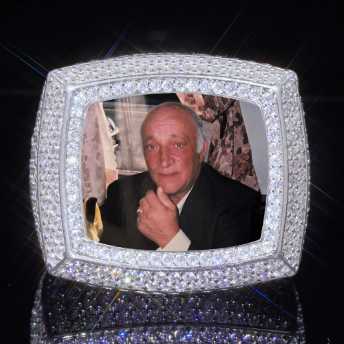 3D CUSTOM PICTURE ICED RING