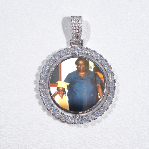 3D Spinning 2-Faced Custom Picture Pendant