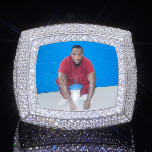 3D CUSTOM PICTURE ICED RING