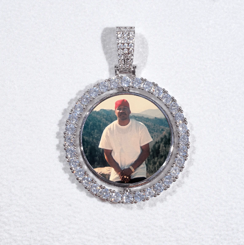 3D Spinning 2-Faced Custom Picture Pendant