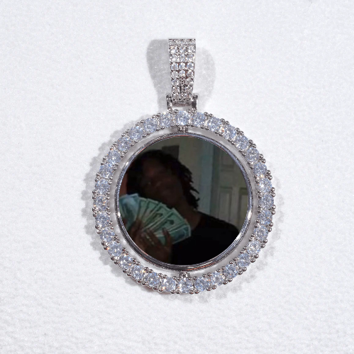 3D Spinning 2-Faced Custom Picture Pendant