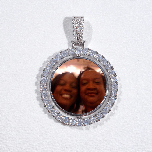 3D Spinning 2-Faced Custom Picture Pendant
