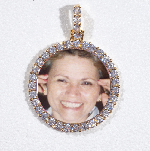 3D CIRCLE CUSTOM PICTURE PENDANT SMALL SIZE