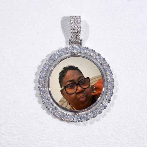 3D Spinning 2-Faced Custom Picture Pendant