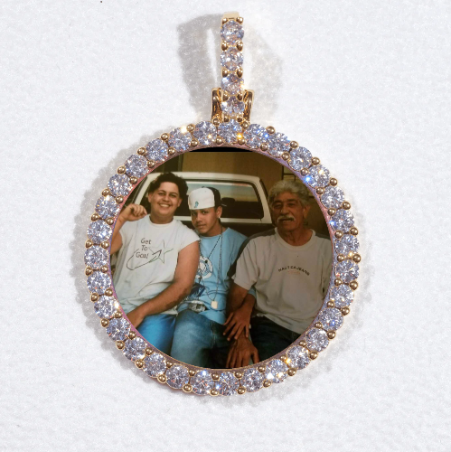 3D CIRCLE CUSTOM PICTURE PENDANT SMALL SIZE