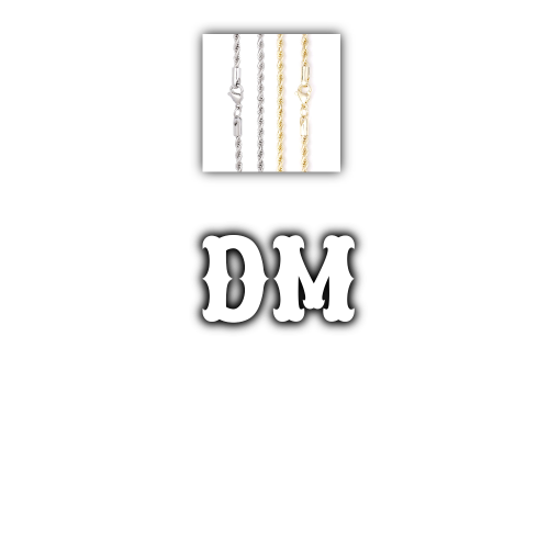 Custom Letters Freibeuter Font Necklace