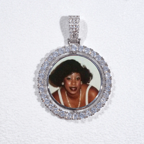 3D Spinning 2-Faced Custom Picture Pendant