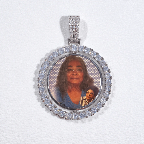 3D Spinning 2-Faced Custom Picture Pendant