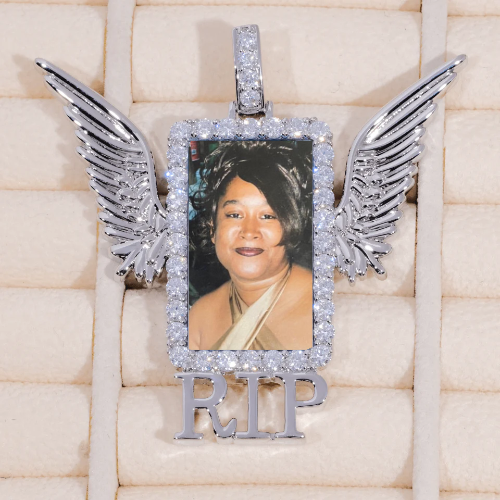 RIP WING 3D CUSTOM PICTURE PENDANT