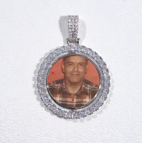 3D Spinning 2-Faced Custom Picture Pendant