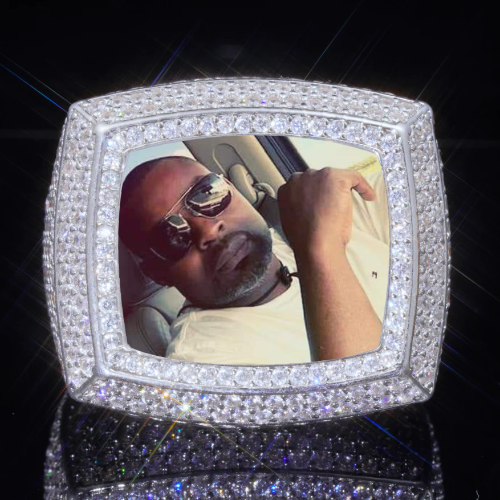3D CUSTOM PICTURE ICED RING