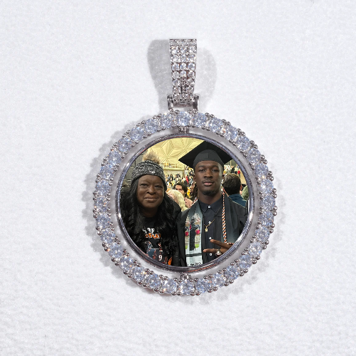 3D Spinning 2-Faced Custom Picture Pendant