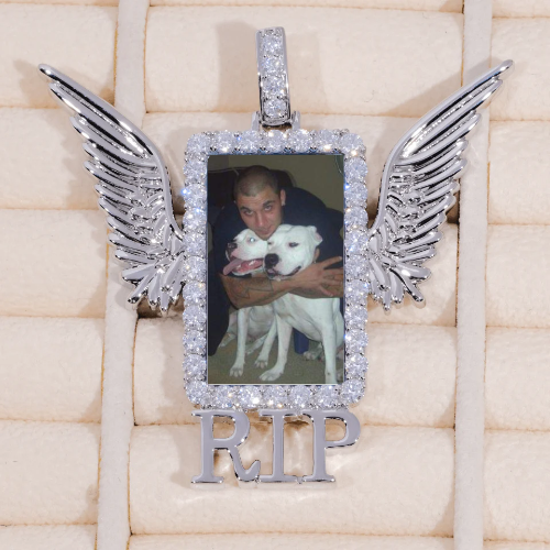 RIP WING 3D CUSTOM PICTURE PENDANT