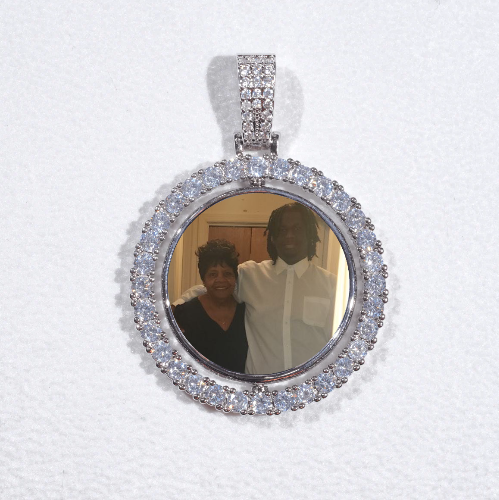 3D Spinning 2-Faced Custom Picture Pendant
