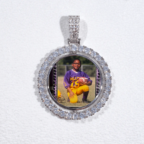 3D Spinning 2-Faced Custom Picture Pendant