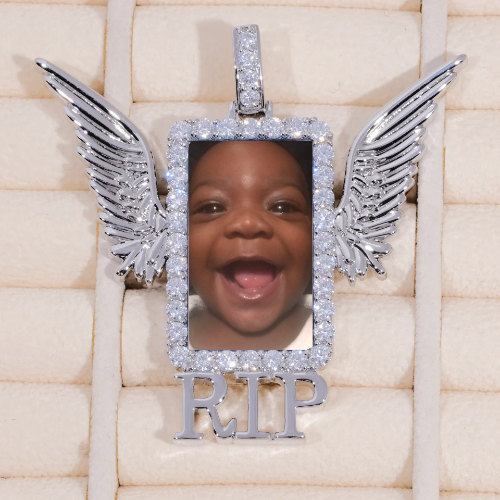 RIP WING 3D CUSTOM PICTURE PENDANT