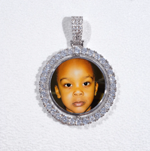 3D Spinning 2-Faced Custom Picture Pendant