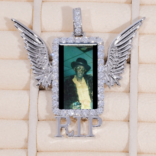 RIP WING 3D CUSTOM PICTURE PENDANT