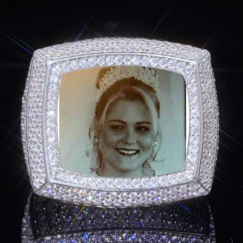 3D CUSTOM PICTURE ICED RING