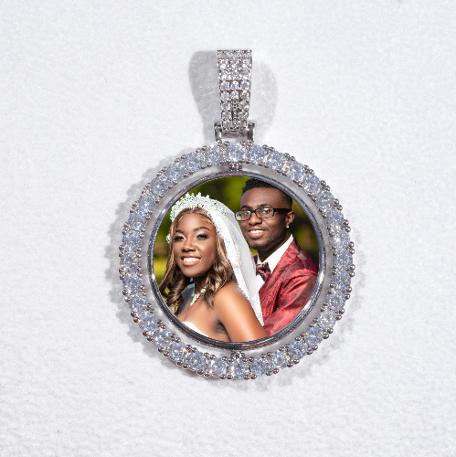 3D Spinning 2-Faced Custom Picture Pendant