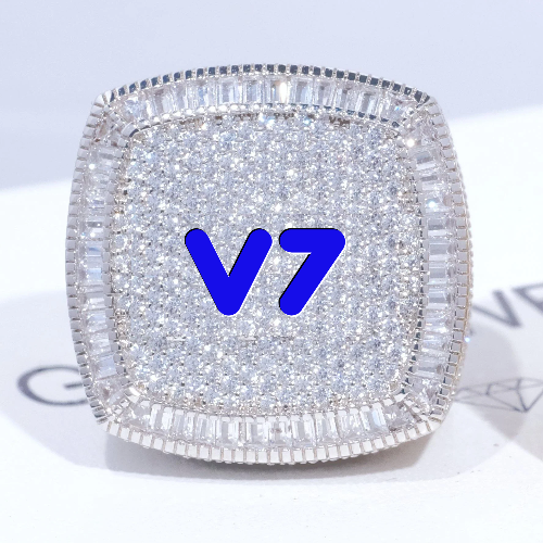 CUSTOM LETTER 3D ICED RING