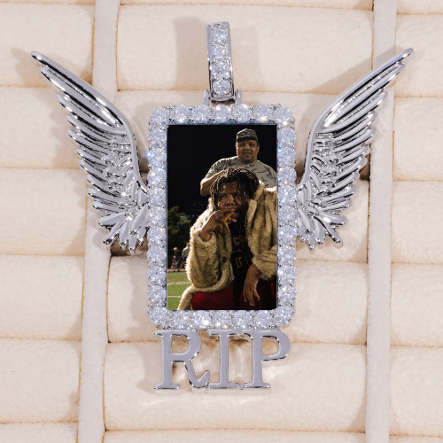 RIP WING 3D CUSTOM PICTURE PENDANT