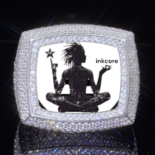 3D CUSTOM PICTURE ICED RING
