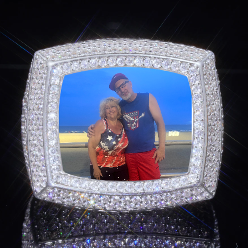 3D CUSTOM PICTURE ICED RING