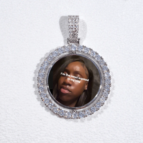 3D Spinning 2-Faced Custom Picture Pendant