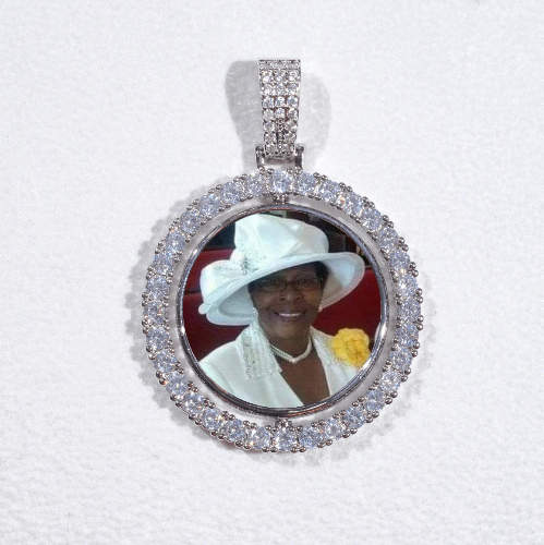 3D Spinning 2-Faced Custom Picture Pendant