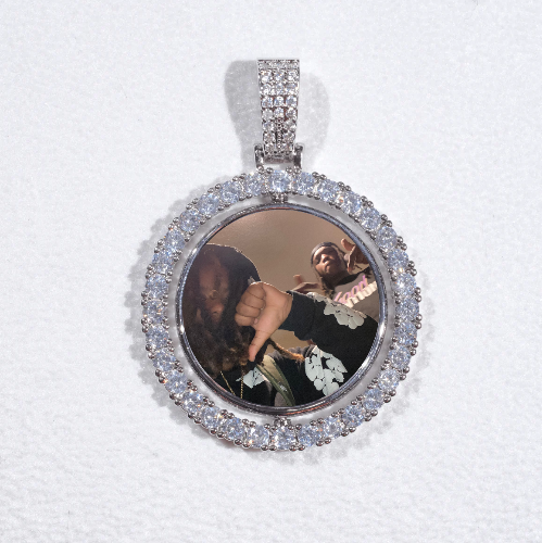 3D Spinning 2-Faced Custom Picture Pendant