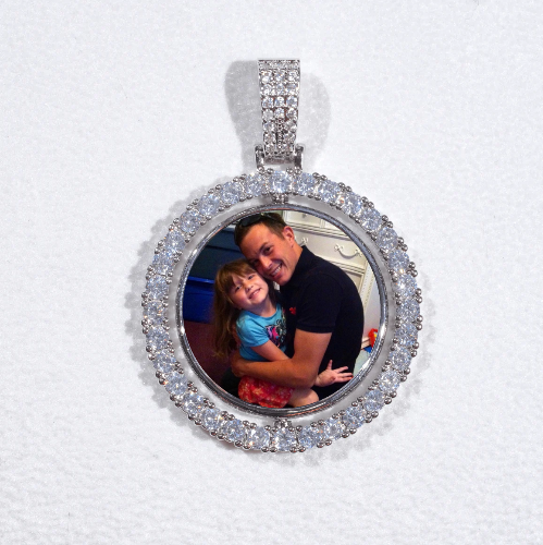 3D Spinning 2-Faced Custom Picture Pendant