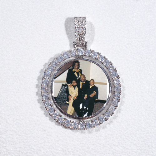 3D Spinning 2-Faced Custom Picture Pendant