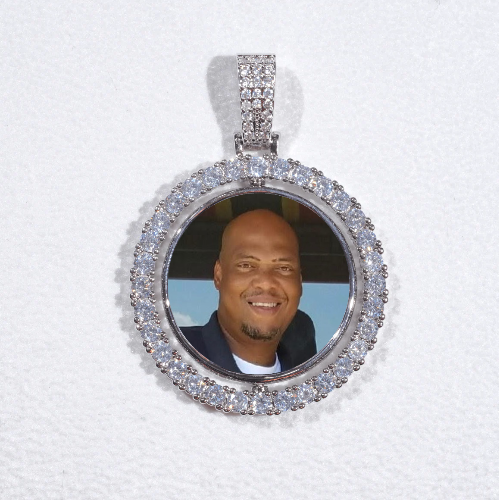 3D Spinning 2-Faced Custom Picture Pendant