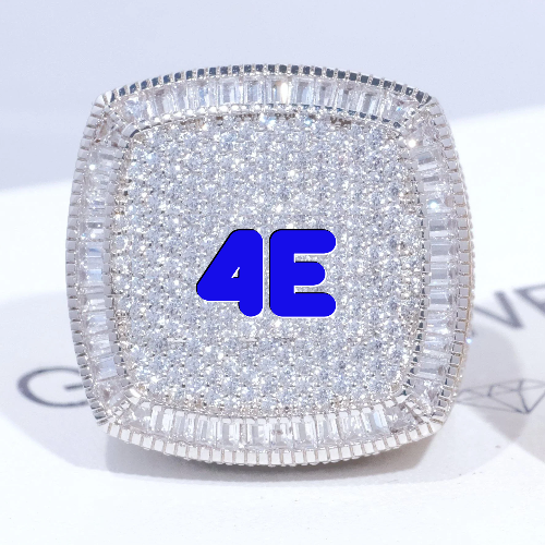 CUSTOM LETTER 3D ICED RING