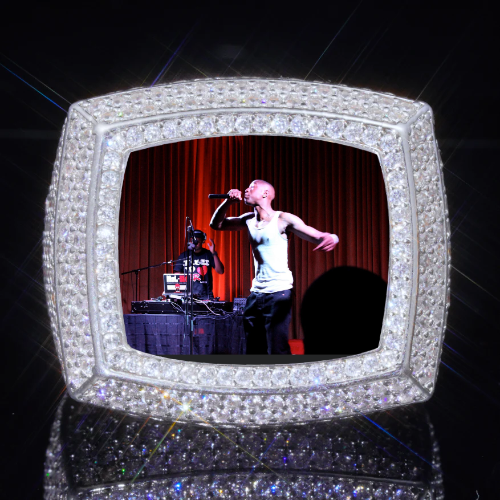 3D CUSTOM PICTURE ICED RING