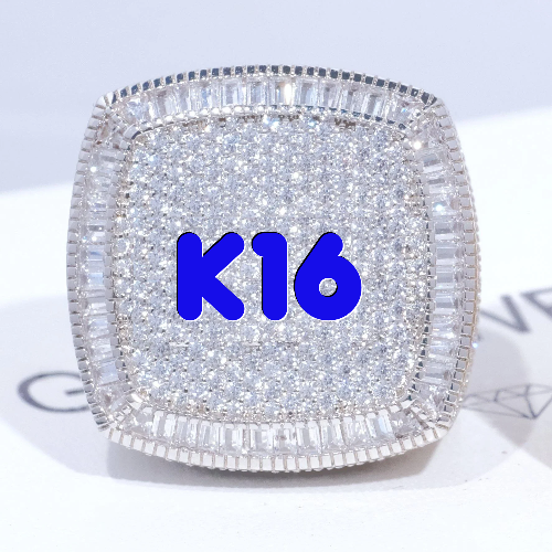 CUSTOM LETTER 3D ICED RING