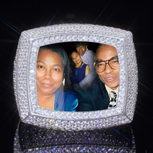3D CUSTOM PICTURE ICED RING