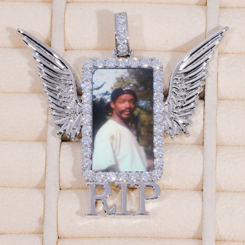 RIP WING 3D CUSTOM PICTURE PENDANT