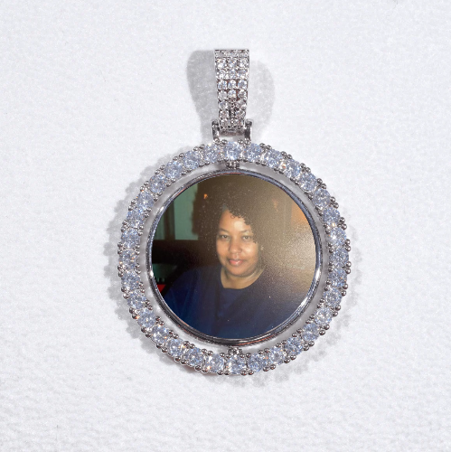 3D Spinning 2-Faced Custom Picture Pendant