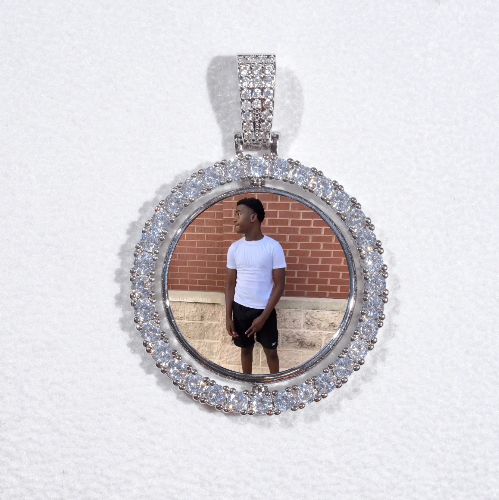 3D Spinning 2-Faced Custom Picture Pendant