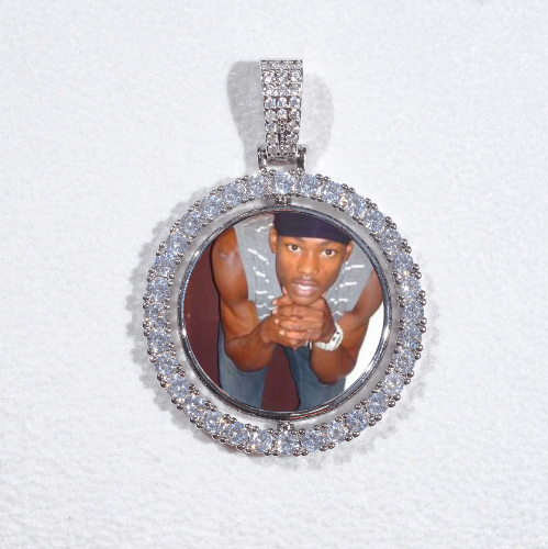 3D Spinning 2-Faced Custom Picture Pendant