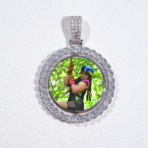 3D Spinning 2-Faced Custom Picture Pendant