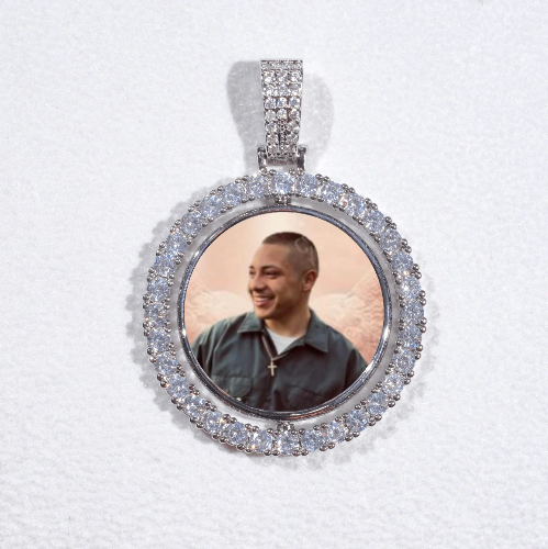 3D Spinning 2-Faced Custom Picture Pendant