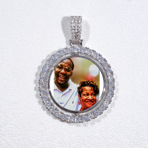 3D Spinning 2-Faced Custom Picture Pendant