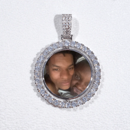 3D Spinning 2-Faced Custom Picture Pendant